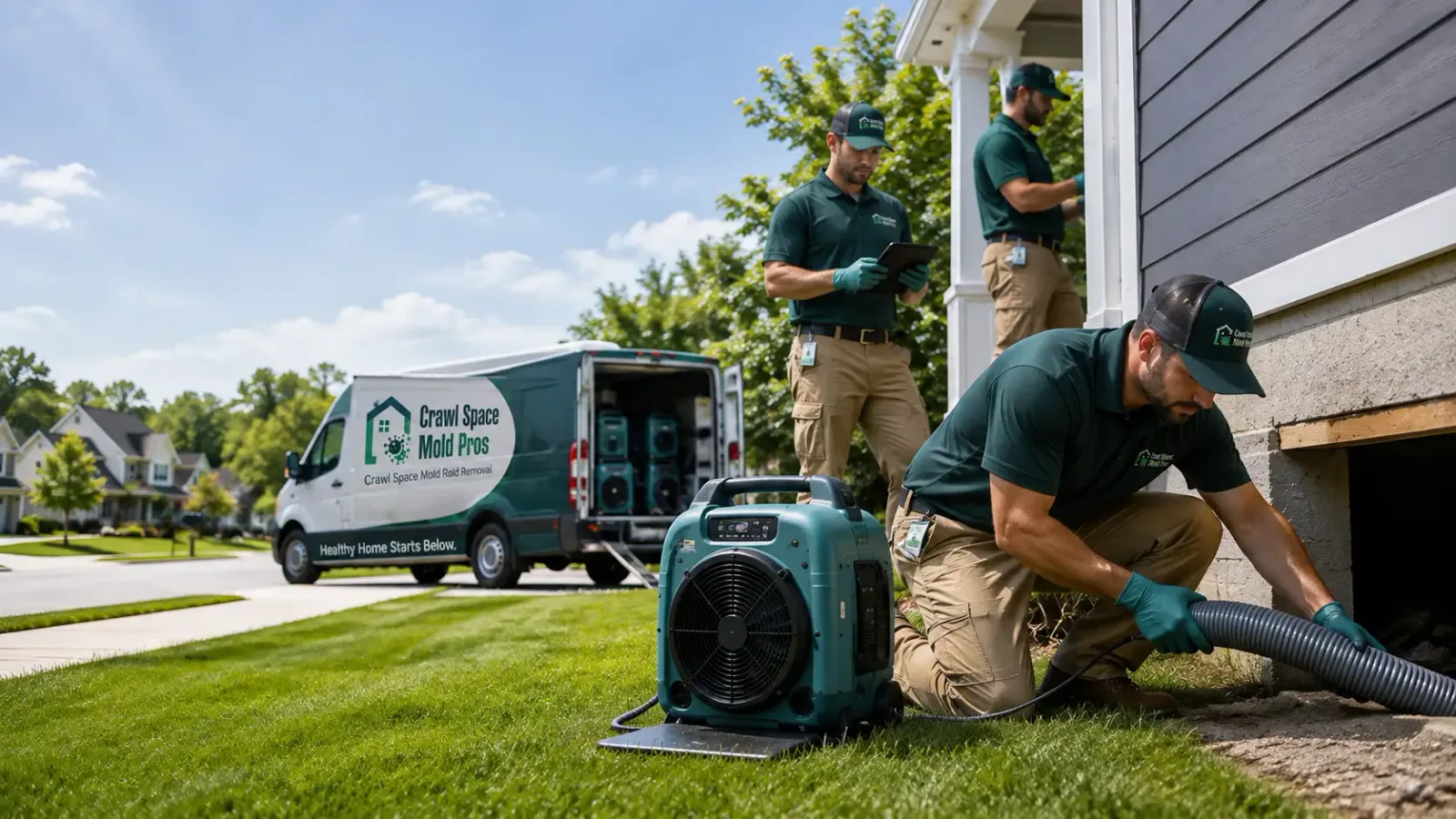 Crawl Space Mold Removal in Smithland, IA